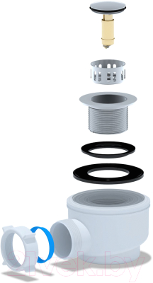 Сифон Ани Пласт Е410CLS