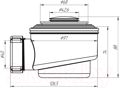 Сифон Ани Пласт Е410CLS