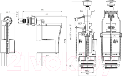 Арматура Ани Пласт WC3050
