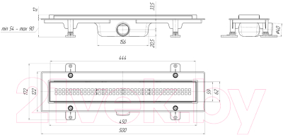 Трап для душа Ани Пласт Риф TL1245G