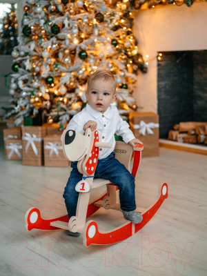 Качалка детская Woody Собака тип B1 / 03236