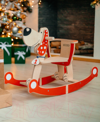 Качалка детская Woody Собака тип B1 / 03236