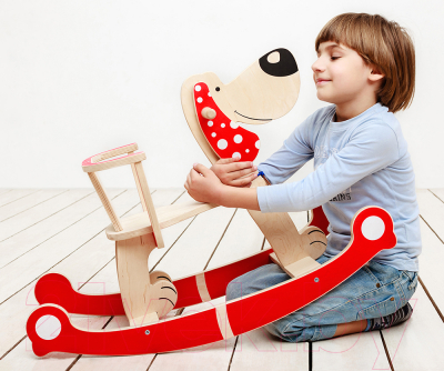 Качалка детская Woody Собака тип B1 / 03236