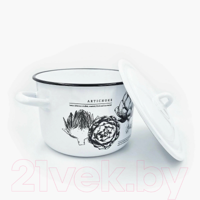 Кастрюля Лысьвенские эмали Artichoke С-16141/4Э
