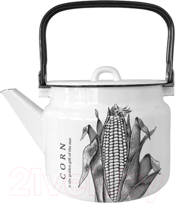 Чайник Лысьвенские эмали Corn С-2710/4Рч - фото