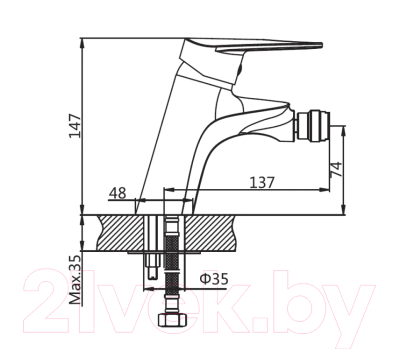 Смеситель AV Engineering AVCID2-A557-608