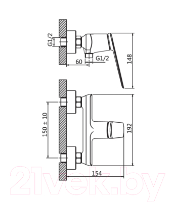 Смеситель AV Engineering AVBEN5-A454-631