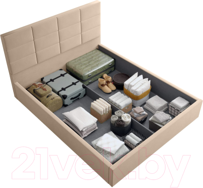 Двуспальная кровать Аквилон Тэфи-1 16 ПМ