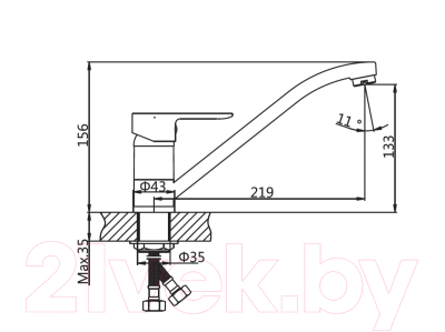 Смеситель AV Engineering AVLOR4-A359-627