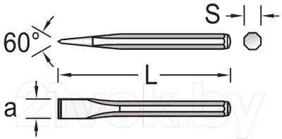 Зубило Norgau N97-20x200 / 075315200
