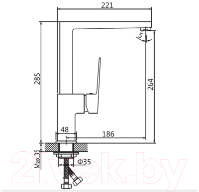 Смеситель AV Engineering AVWMT4-A923-618