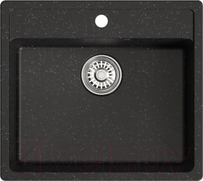Мойка кухонная Mixline ML-GM15 551914 (черный) - фото