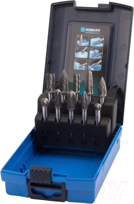 Набор борфрез Norgau HM KPLM06X-45 DCM D8+D10 / 077200510 - фото