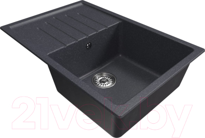Мойка кухонная Mixline ML-GM19 551989 (антрацитовый)
