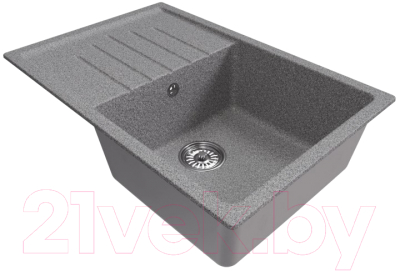 Мойка кухонная Mixline ML-GM19 551983 (темно-серый)