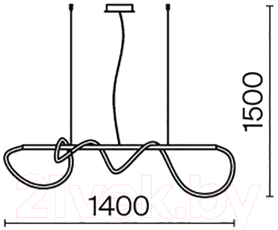 Потолочный светильник Maytoni Tau MOD166PL-L30G3K