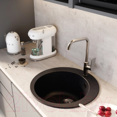 Мойка кухонная Mixline ML-GM13 551890 (черный)