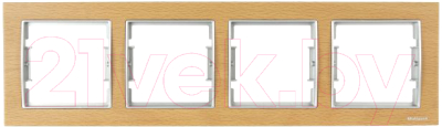 Рамка для выключателей и розеток Mutlusan Elitra 2170 832 1492 - фото