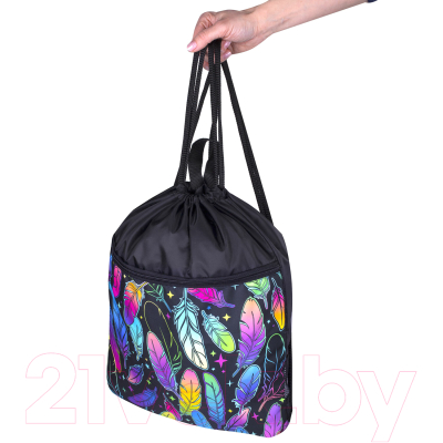 Мешок для обуви Brauberg Feathers / 271057