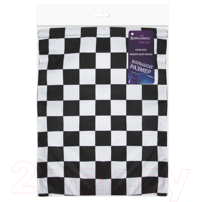 Мешок для обуви Brauberg Black And White / 271595