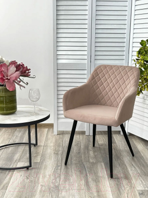 Стул M-City Brandy / 629M05172 (505-4 латте/черный)