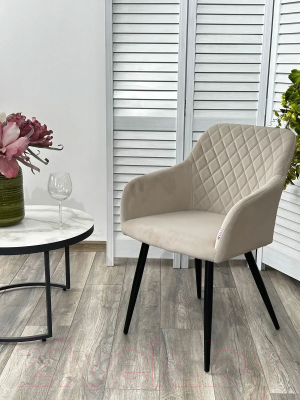 Стул M-City Brandy / 629M05174 (505-7 капучино/черный)