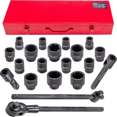 Универсальный набор инструментов ForceKraft FK-6212-9MPB(56368) - фото