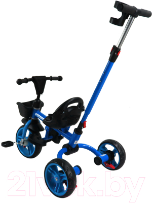 Трехколесный велосипед с ручкой Maxiscoo Octopus 2023 / MSC-TCL2302BL