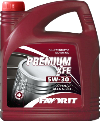 Моторное масло Favorit Premium XFE 5W30 API SN/CF / 52214 - фото