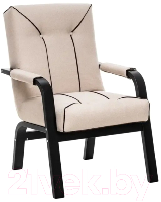 Кресло мягкое Импэкс Leset Модена Люкс (венге/малмо 05/малмо 28) - фото