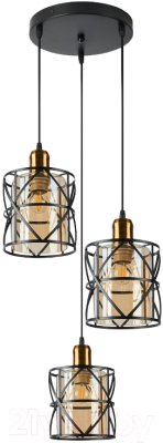 Люстра Imex MD.78778-3-P BK+AB - фото