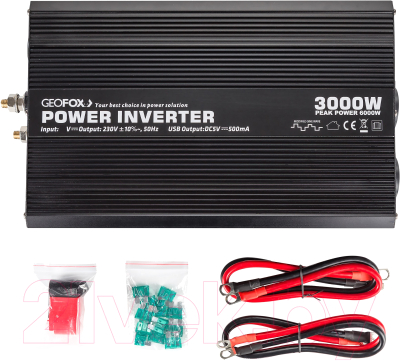 Автомобильный инвертор Geofox M 3000W/24v-2p