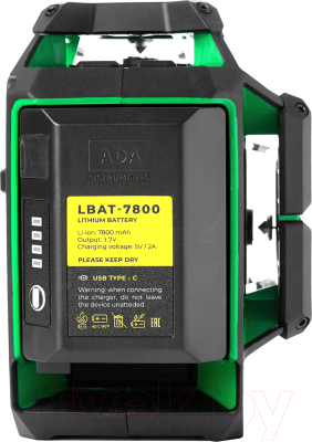 Лазерный уровень ADA Instruments LaserTank 3-360 Green Basic Edition / А00633