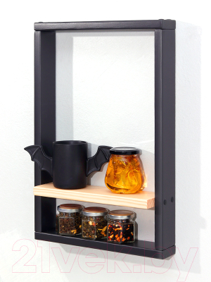 Полка Millwood MW6 340x90x500 (сосна черная)