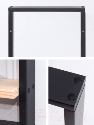 Полка Millwood MW6 340x90x500 (сосна черная)