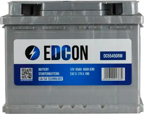 Автомобильный аккумулятор Edcon DC55450RM - фото