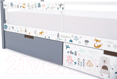 Кровать-тахта детская Бельмарко Svogen / 1354