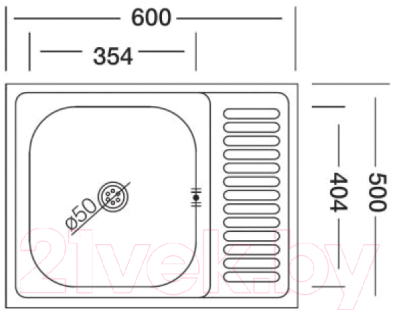 Мойка кухонная Mixline R 541319