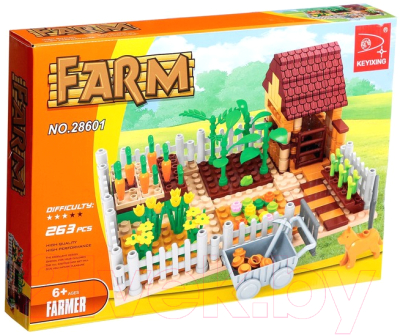 Конструктор Keyixing Садовый участок / 133977 - фото