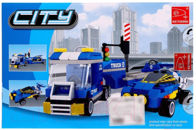 Конструктор Keyixing Тягач с прицепом / 576121