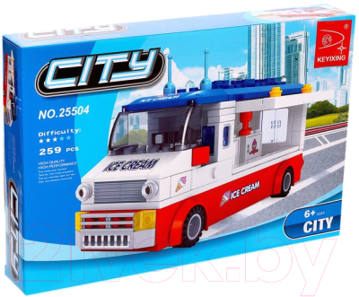 Конструктор Keyixing Фургон с мороженым / 576141 - фото