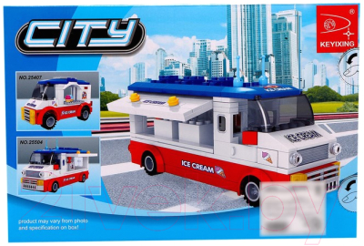 Конструктор Keyixing Фургон с мороженым / 576141