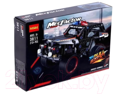 Конструктор инерционный Decool Полицейский джип / 3811 - фото