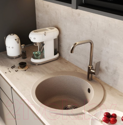 Мойка кухонная Mixline ML-GM13 551888 (песочный)