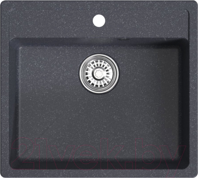 Мойка кухонная Mixline ML-GM15 551921 (антрацитовый) - фото