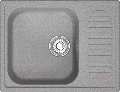 Мойка кухонная Mixline ML-GM18 551971 (темно-серый) - фото