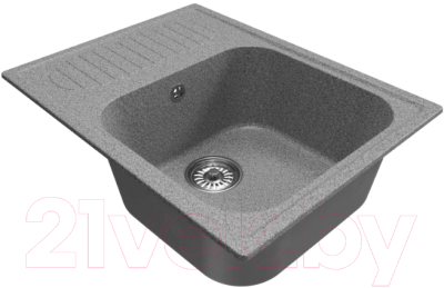 Мойка кухонная Mixline ML-GM18 551971 (темно-серый)