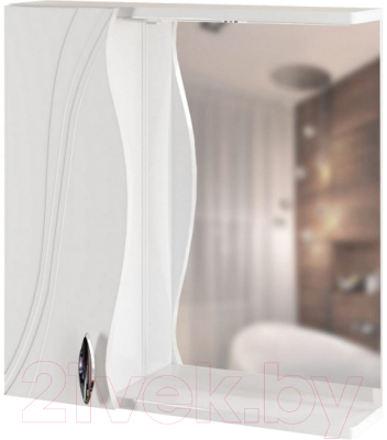 Шкаф для ванной Mixline Лима 65 L 551707 (с подсветкой) - фото