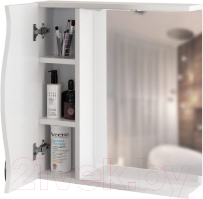 Шкаф для ванной Mixline Лима 65 L 551707 (с подсветкой)