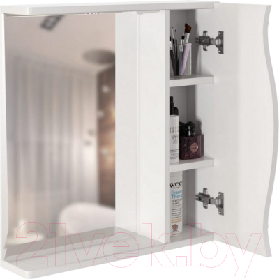Шкаф для ванной Mixline Лима 65 R 551708 (с подсветкой)